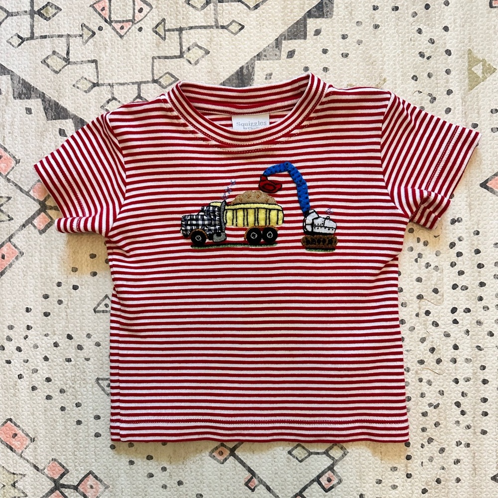 Squiggles by Charlie Dump Truck and Excavator Tee 👷🏻‍♂️